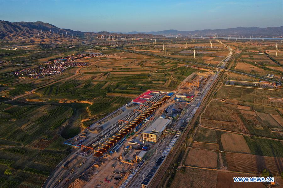 CHINA-HEBEI-BEIJING-ZHANGJIAKOU RAILWAY-HUAILAI STATION-CONSTRUCTION (CN)