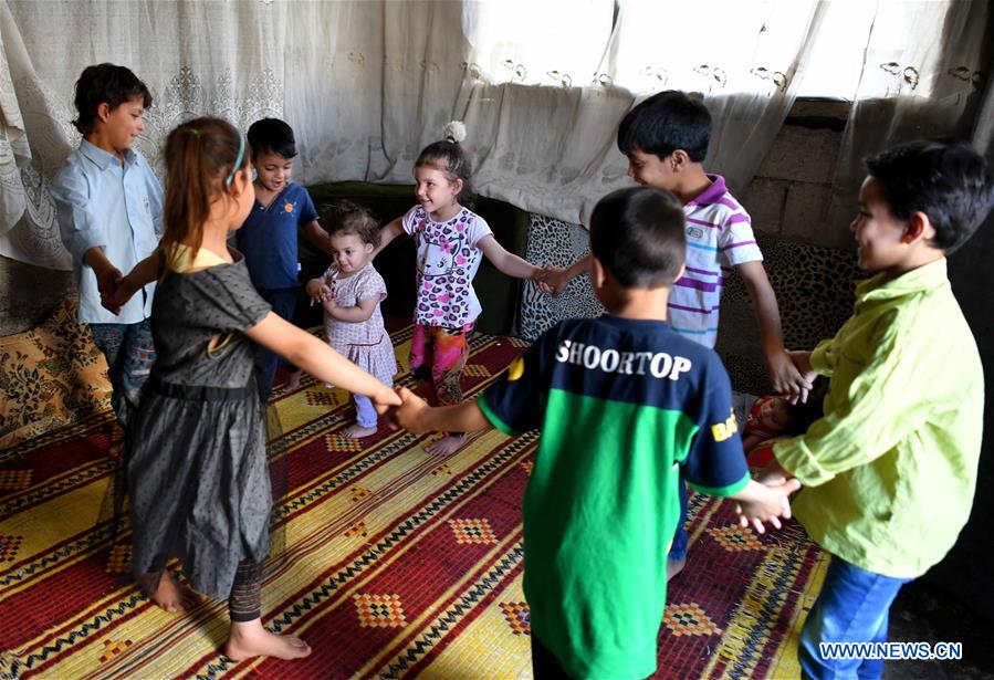 SYRIA-DAMASCUS-CHILDREN