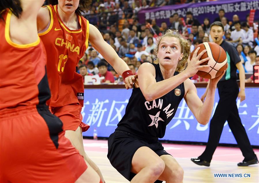 (SP)CHINA-QINGDAO-BASKETBALL-INTERNATIONAL WOMEN'S CHALLENGE