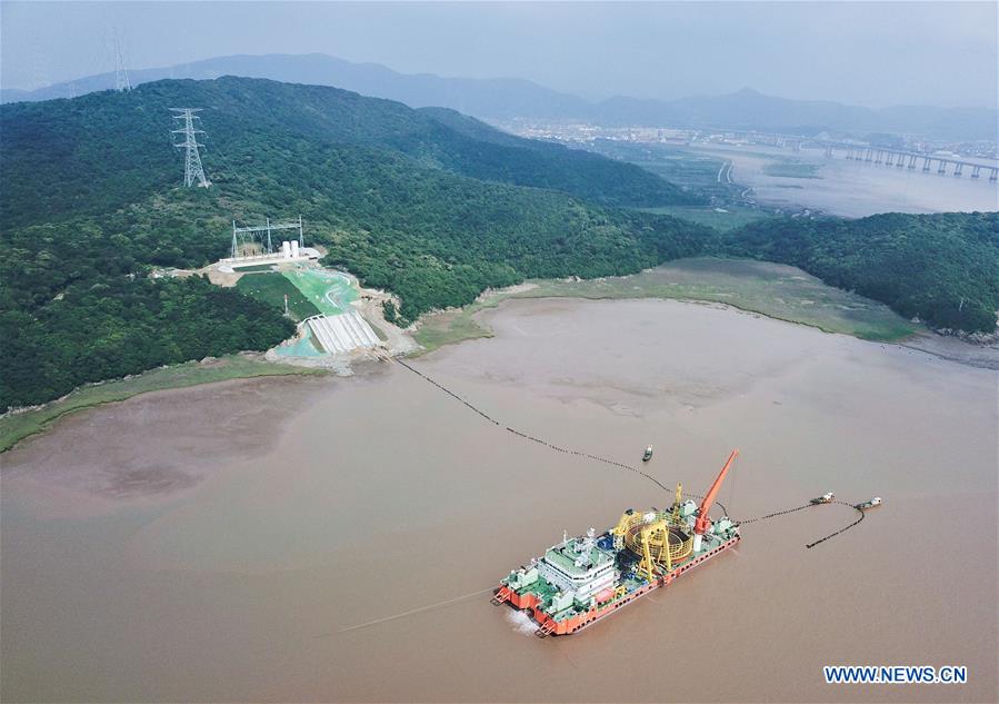 CHINA-ZHEJIANG-ZHOUSHAN-SUBMARINE CABLE-CONSTRUCTION (CN)