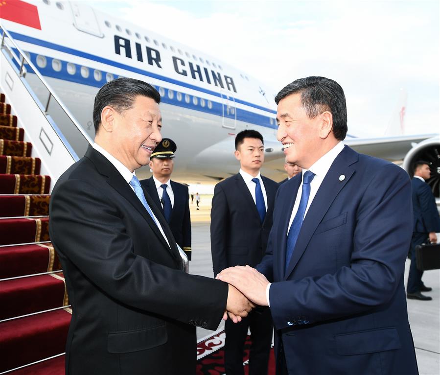 KYRGYZSTAN-BISHKEK-CHINA-XI JINPING-ARRIVAL