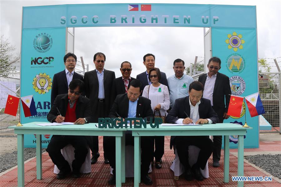 PHILIPPINES-SAN MARCELINO-CHINA-SOLAR POWER STATIONS-HANDOVER