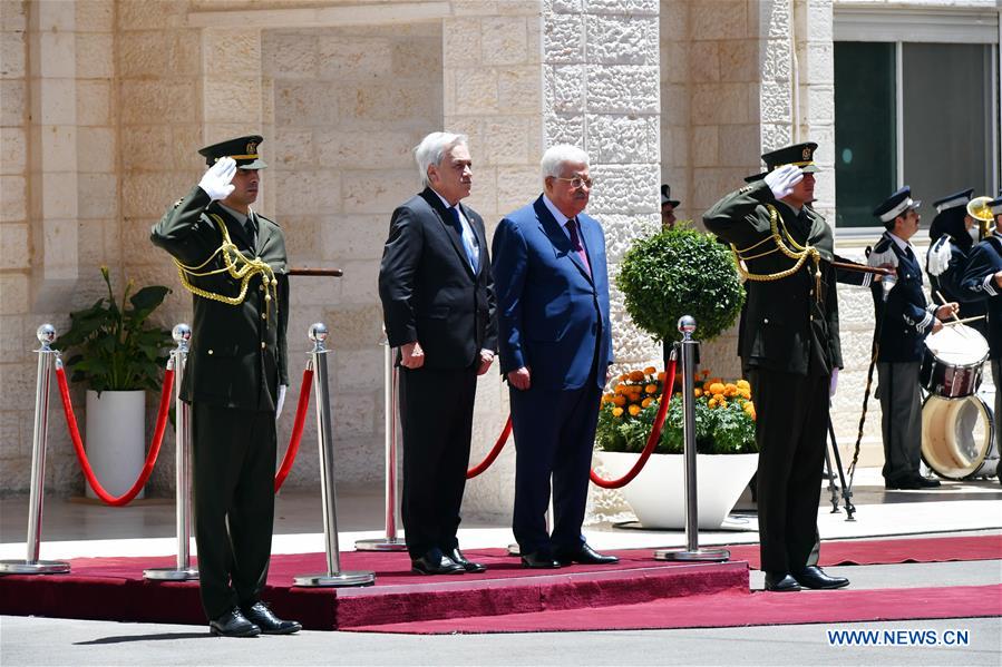 MIDEAST-RAMALLAH-CHILEAN-PRESIDENT-VISIT