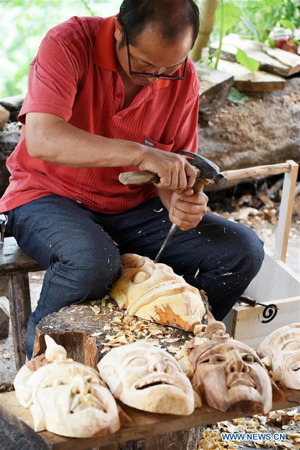 CHINA-GUIZHOU-DEJIANG-NUO MASK MAKING (CN)