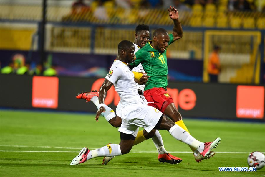 (SP)EGYPT-ISMAILIA-FOOTBALL-AFRICA CUP-CAMEROON VS GHANA