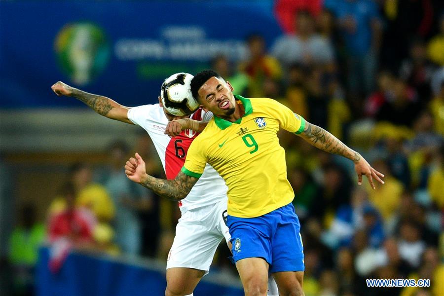 (SP)BRAZIL-RIO DE JANEIRO-FOOTBALL-COPA AMERICA 2019-FINAL-BRAZIL VS PERU