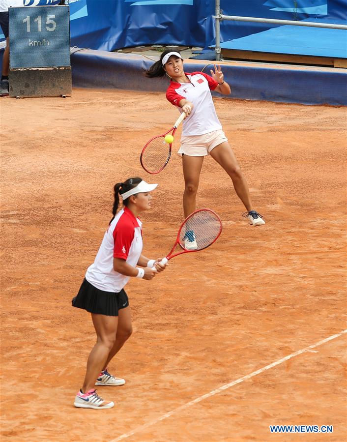 (SP)ITALY-NAPLES-SUMMER UNIVERSIADE 2019-TENNIS-WOMEN'S DOUBLES-FINAL