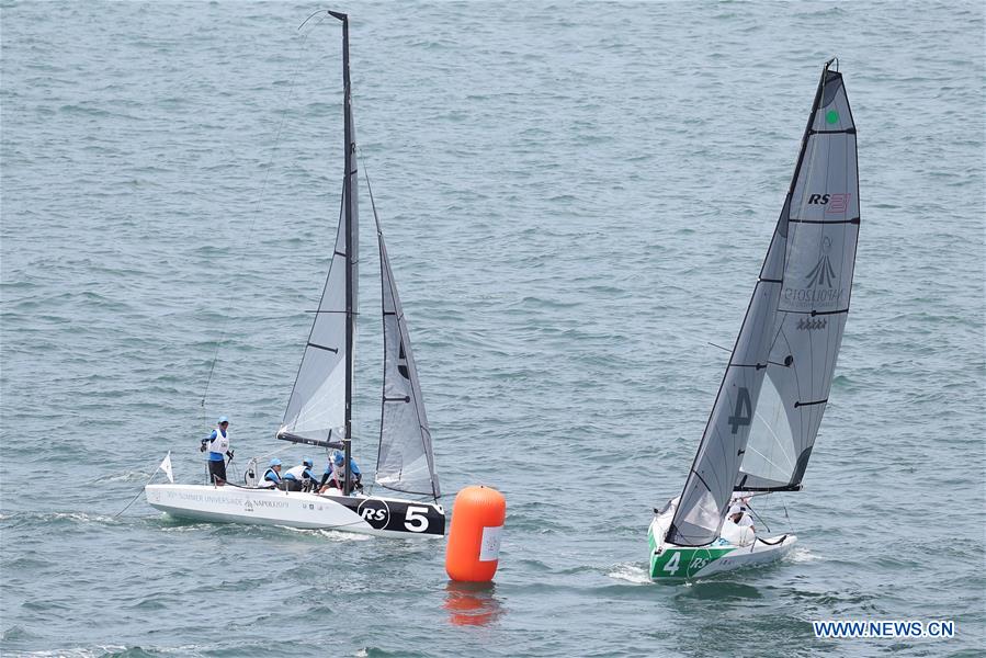 (SP)ITALY-NAPLES-SUMMER UNIVERSIADE-SAILING-PETIT FINAL