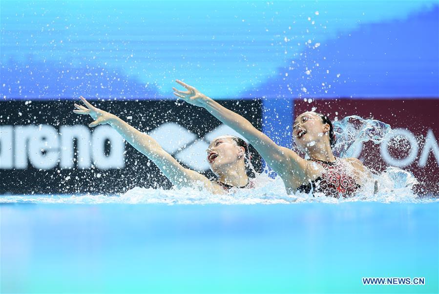 (SP)SOUTH KOREA-GWANGJU-FINA WORLD CHAMPIONSHIPS-ARTISTIC SWIMMING