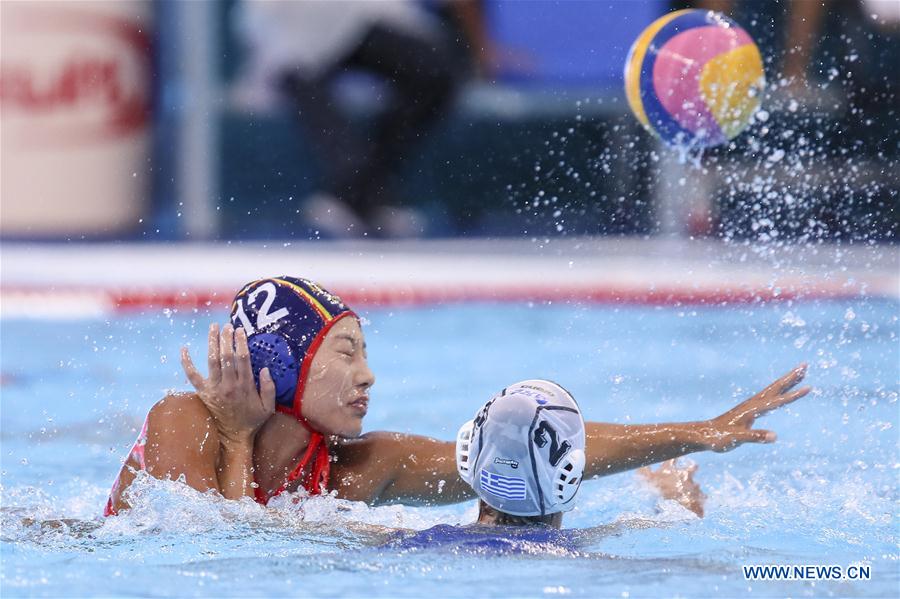 (SP)SOUTH KOREA-GWANGJU-FINA WORLD CHAMPIONSHIPS-WATER POLO-WOMEN'S PRELIMINARY ROUND