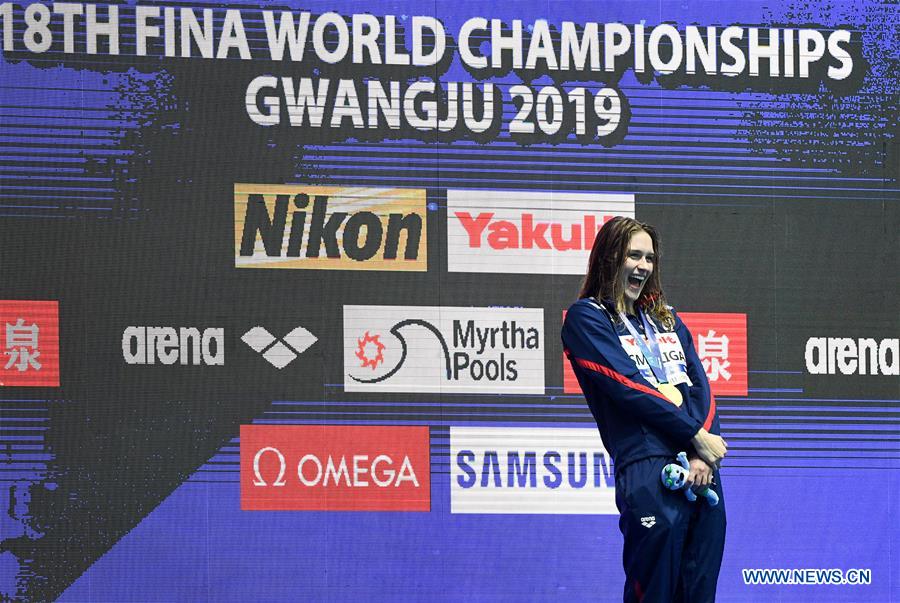 (SP)SOUTH KOREA-GWANGJU-FINA WORLD CHAMPIONSHIPS-SWIMMING-DAY 5