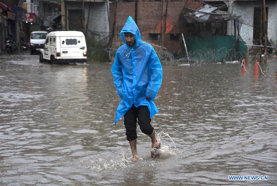 KASHMIR-SRINAGAR-RAINS