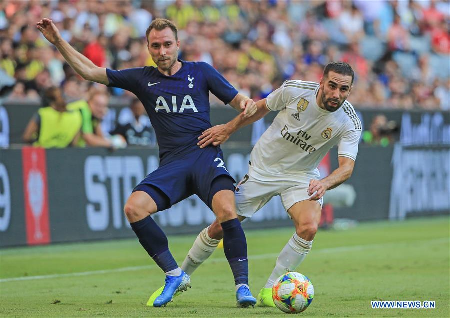 (SP)GERMANY-MUNICH-SOCCER-AUDI CUP-SEMIFINALS-REAL MADRID VS TOTTENHAM HOTSPUR