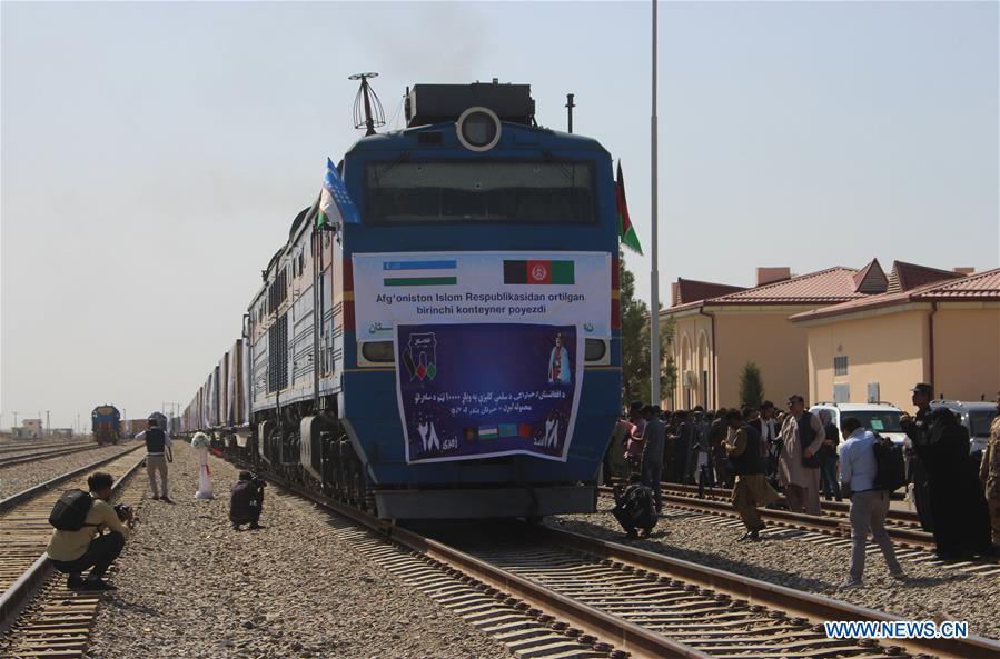 AFGHANISTAN-BALKH-CARGO TRAIN-CHINA