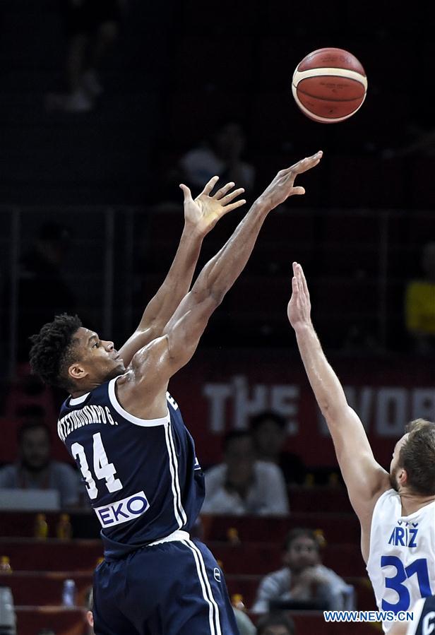 (SP)CHINA-SHENZHEN-BASKETBALL-FIBA WORLD CUP-GROUP K-CZE VS GRE(CN)