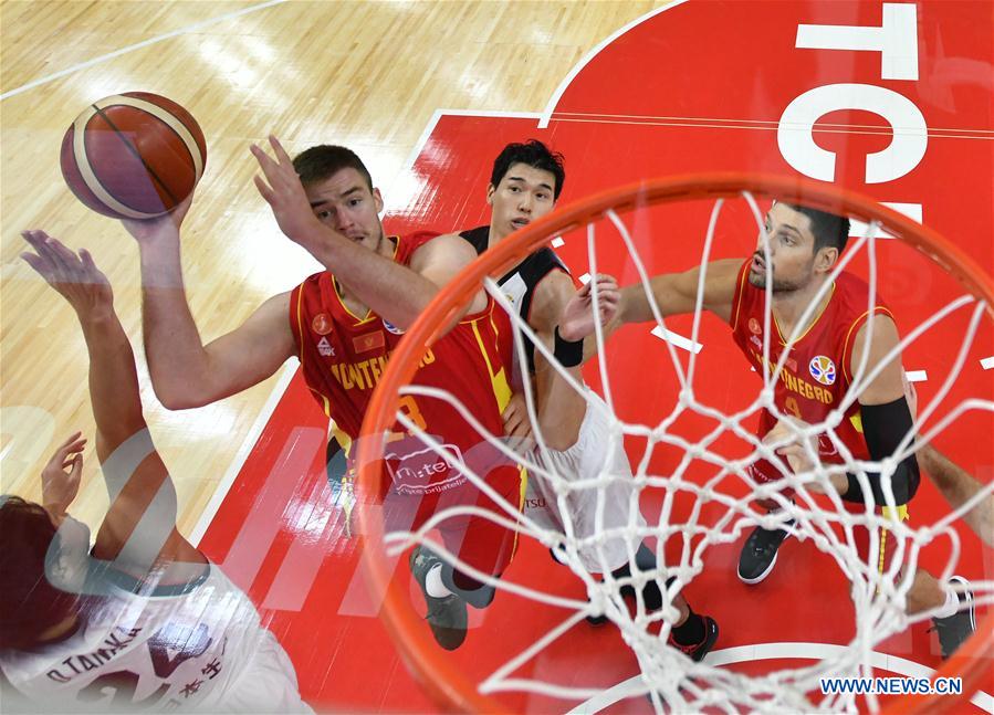 (SP)CHINA-DONGGUAN-BASKETBALL-FIBA WORLD CUP-GROUP O-MONTENEGRO VS JAPAN (CN)