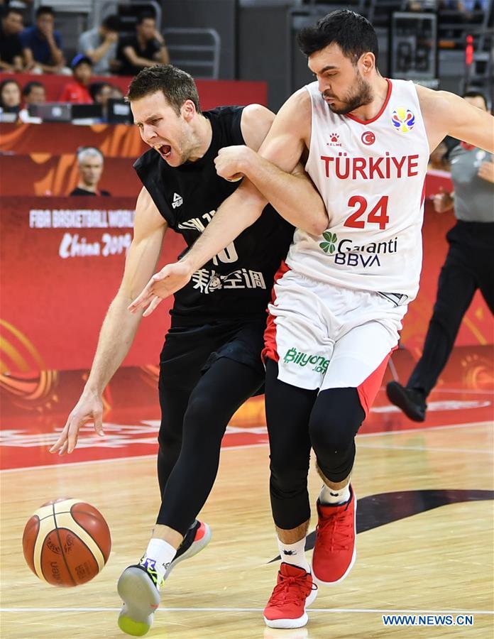 (SP)CHINA-DONGGUAN-BASKETBALL-FIBA WORLD CUP-NEW ZEALAND VS TURKEY (CN)