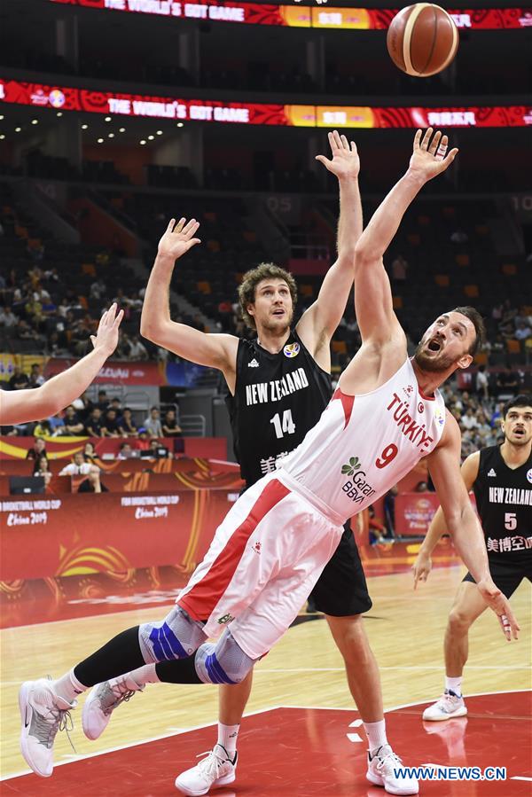 (SP)CHINA-DONGGUAN-BASKETBALL-FIBA WORLD CUP-NEW ZEALAND VS TURKEY (CN)