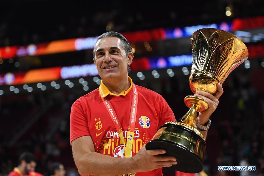 (SP)CHINA-BEIJING-BASKETBALL-FIBA WORLD CUP-ESP VS ARG (CN)