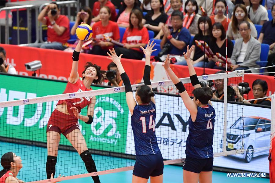 (SP)JAPAN-YOKOHAMA-VOLLEYBALL-WOMEN'S WORLD CUP-JPN VS KOR