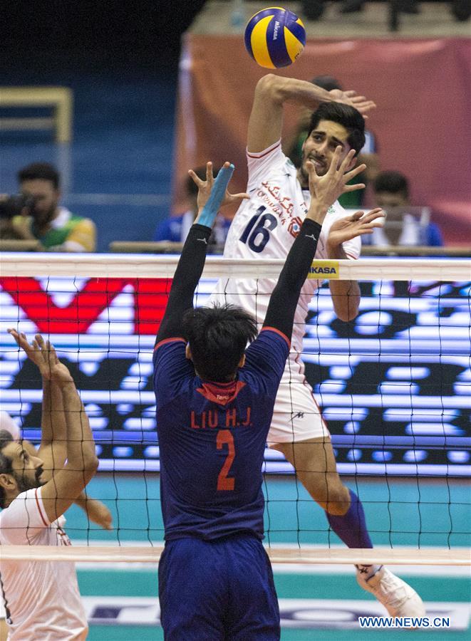 (SP) IRAN-TEHRAN-VOLLEYBALL-ASIAN MEN'S CHAMPIONSHIP-CHINESE TAIPEI VS IRAN