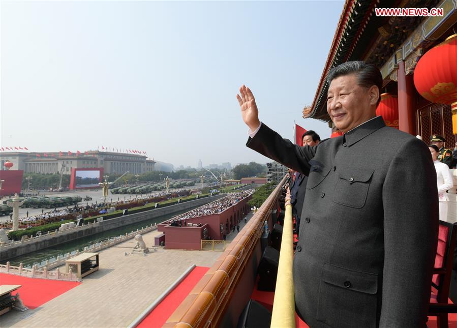 (PRC70Years)CHINA-BEIJING-NATIONAL DAY-XI JINPING (CN)