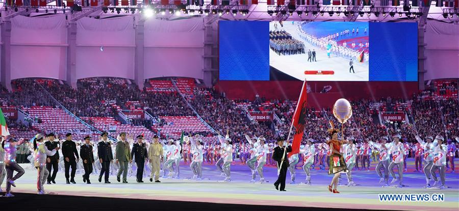 (SP)CHINA-WUHAN-7TH MILITARY WORLD GAMES-OPENING CEREMONY