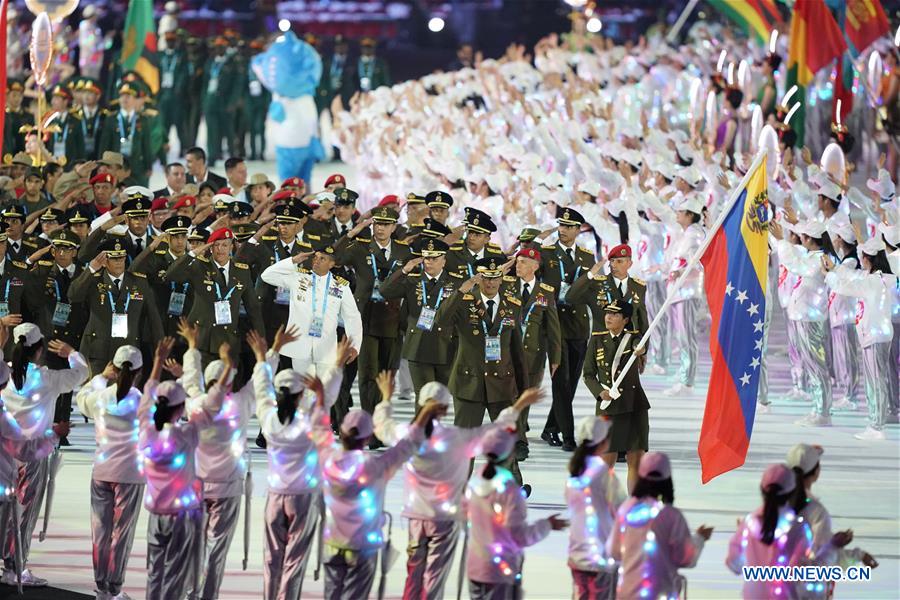 (SP)CHINA-WUHAN-7TH MILITARY WORLD GAMES-OPENING CEREMONY