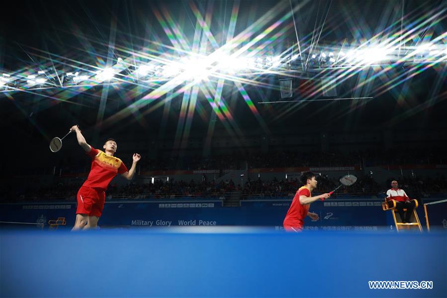 (SP)CHINA-WUHAN-7TH MILITARY WORLD GAMES-BADMINTON