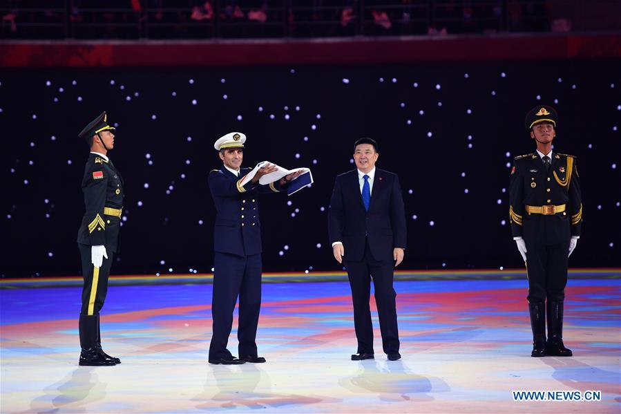 (SP)CHINA-WUHAN-7TH MILITARY WORLD GAMES-CLOSING CEREMONY