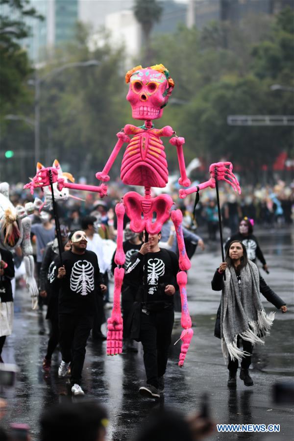 MEXICO-MEXICO CITY-DAY OF THE DEAD-PARADE