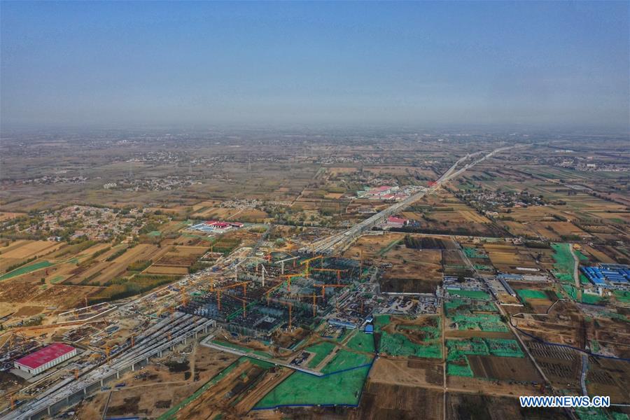 CHINA-HEBEI-INTER-CITY RAILWAY-XIONGAN STATION-CONSTRUCTION (CN)