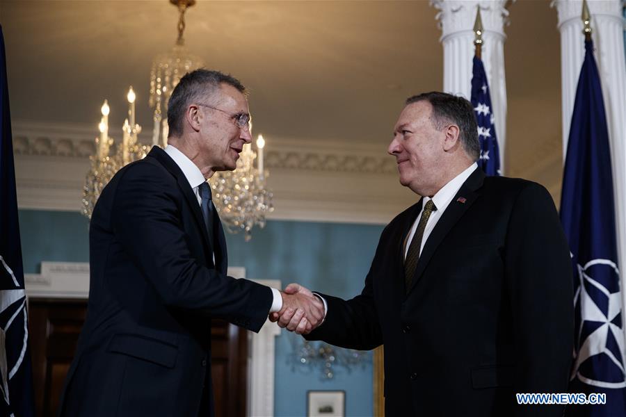 U.S.-WASHINGTON D.C.-POMPEO-NATO-STOLTENBERG-MEETING