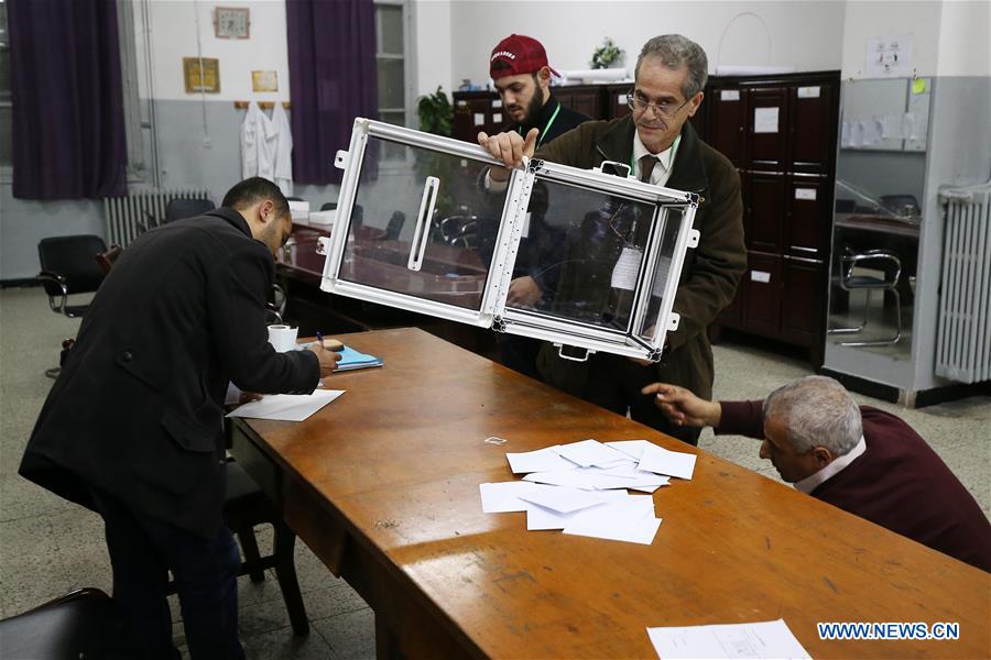 ALGERIA-ALGIERS-PRESIDENTIAL ELECTION-VOTES COUNTING