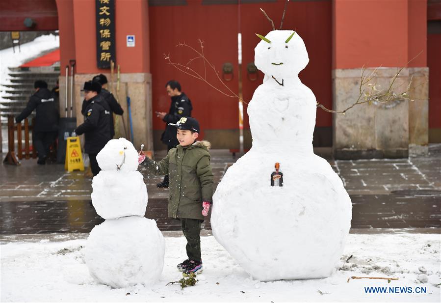 CHINA-BEIJING-SNOW SCENERY (CN)