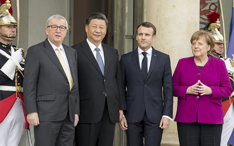 Xi meets European leaders on advancing ties, global governance