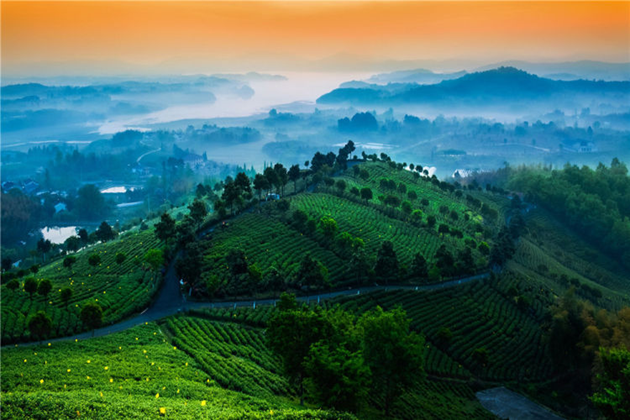 Spring Morning of Yunhu Lake