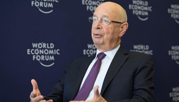 Klaus Schwab receives exclusive interview with Xinhua in Geneva