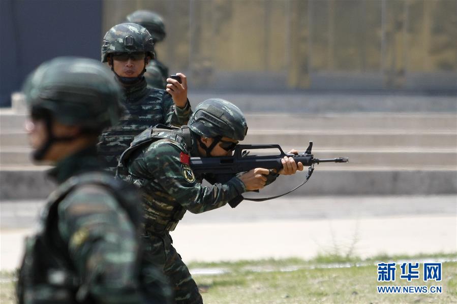 （圖文互動）（1）武警部隊“長城-2019”反恐國際論壇在京開幕