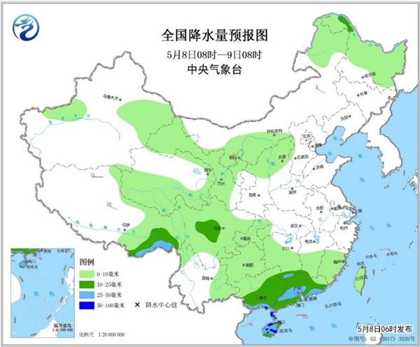 冷空氣要撤啦！今日全國降水整體弱 華南仍有強對流