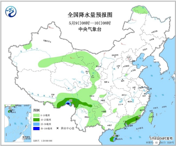 冷空氣要撤啦！今日全國降水整體弱 華南仍有強對流