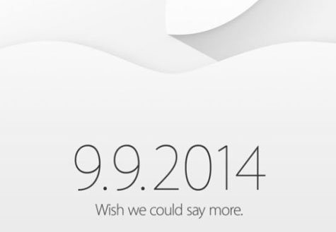 蘋果發(fā)邀請(qǐng)函：9月9日iPhone6及iWatch或?qū)⒌絹?lái)