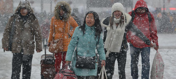 暴雪藍色預警解除 河南安徽等局地仍有中到大雪