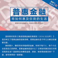 【G20系列圖解】普惠金融將如何惠及你我的生活？