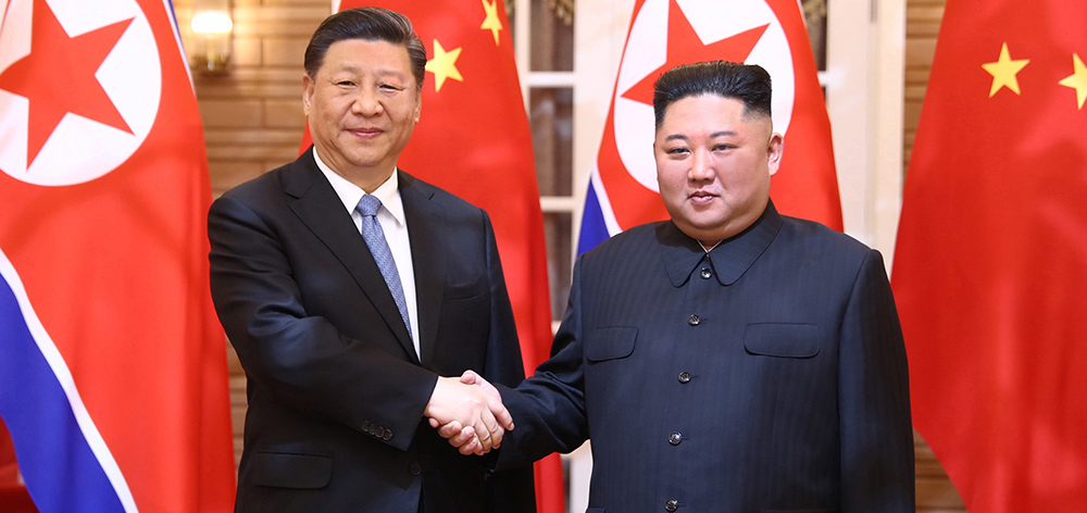 習(xí)近平同朝鮮勞動(dòng)黨委員長、國務(wù)委員會(huì)委員長金正恩舉行會(huì)談