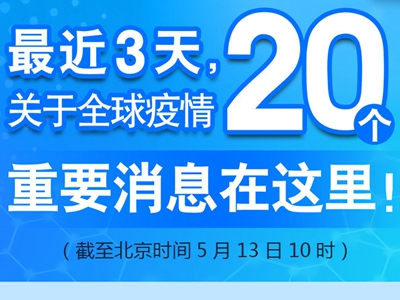 【圖解】最近3天，關(guān)于全球疫情20個(gè)重要消息在這里！